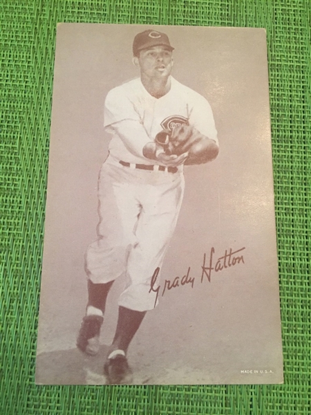1948-1966 Exhibit Card GRADY HATTON