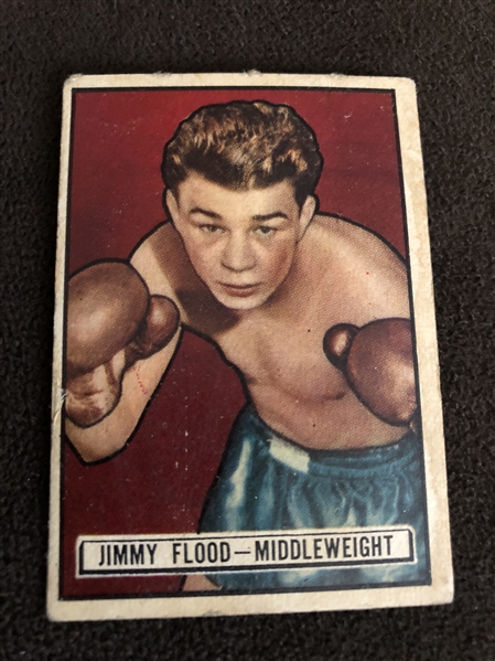 1951 Topps Ringside Boxing JIMMY FLOOD