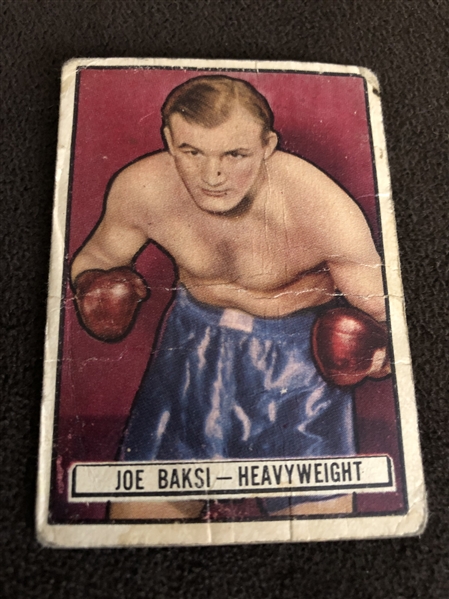1951 Topps Ringside Boxing JOE BAKSI