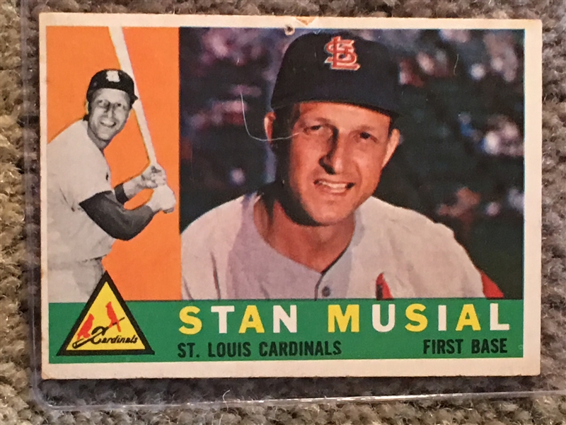 STAN MUSIAL 1960 #250 $100- $300.00