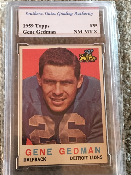 1959 TOPPS BREAK: GENE GEDMAN #35