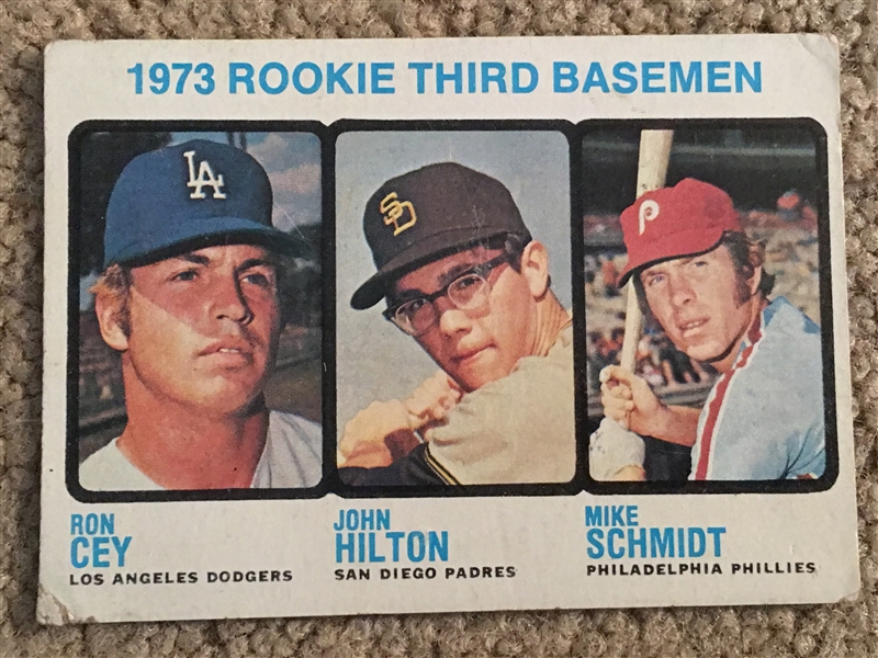 MIKE SCHMIDT 1973 TOPPS High Number #615 $150- $300.00