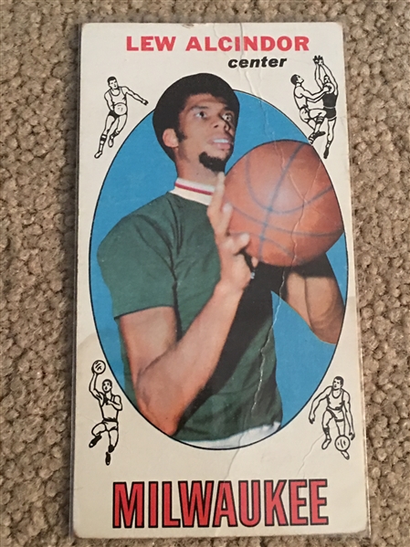 LEW ALCINDOR RC 1969 TOPPS Tall Boy ROOKIE $250-$750.00 Nt Mint