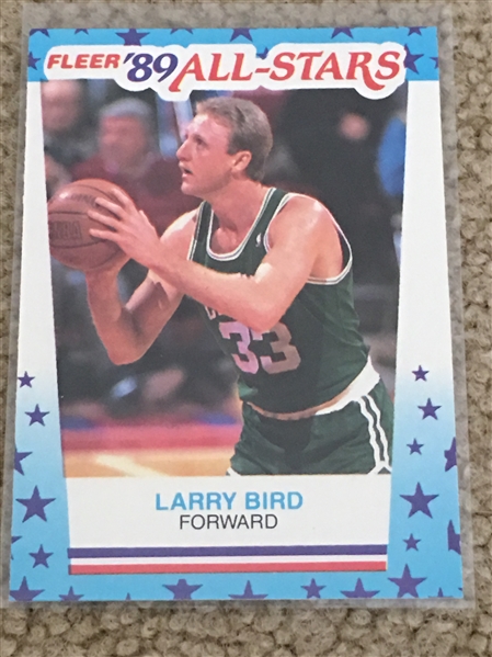 LARRY BIRD 1989 FLEER ALL STAR 