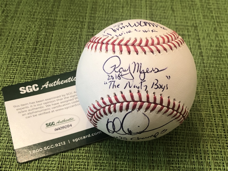 NASTY BOYS Signed Inscribed MLB BALL SGC COA $$$$