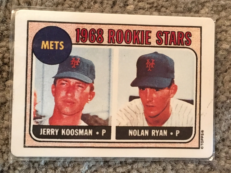 NOLAN RYAN ROOKIE 1990 THICK CERAMIC CARD - EACH NUMBERED on BACK 