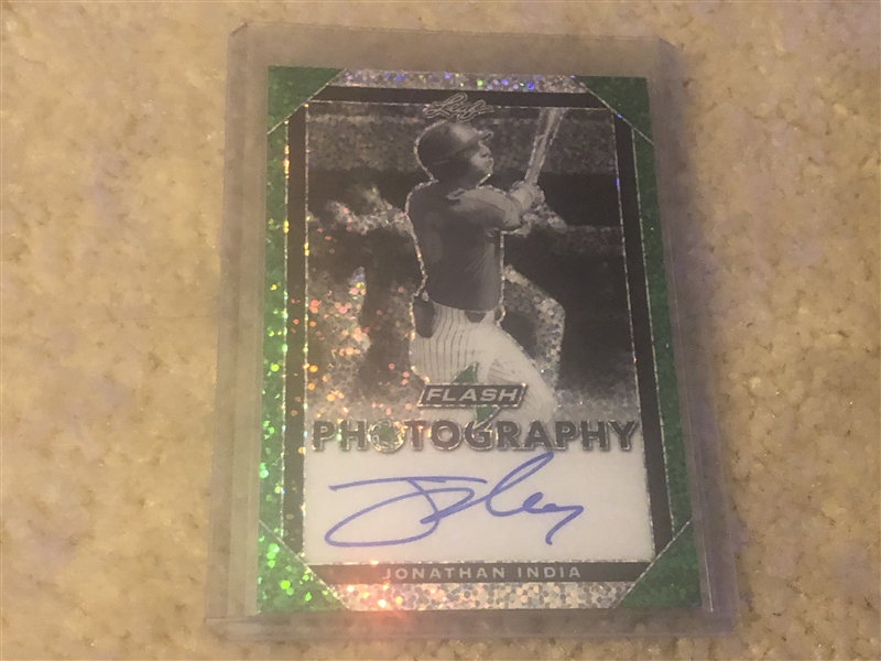2018 Leaf JONATHAN INDIA ROOKIE AUTO /15 ONLY 15 REDS