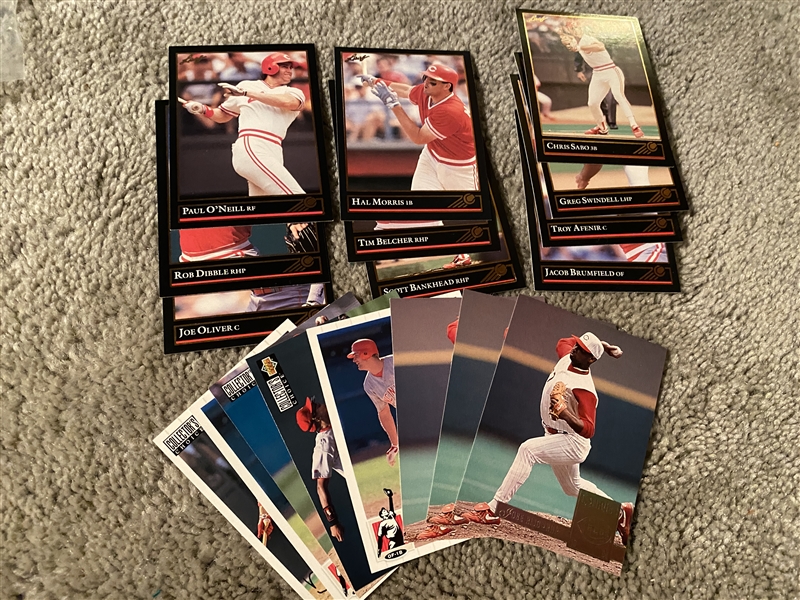 (10) 1992 LEAF GOLD SET and 8 OTHER REDS 