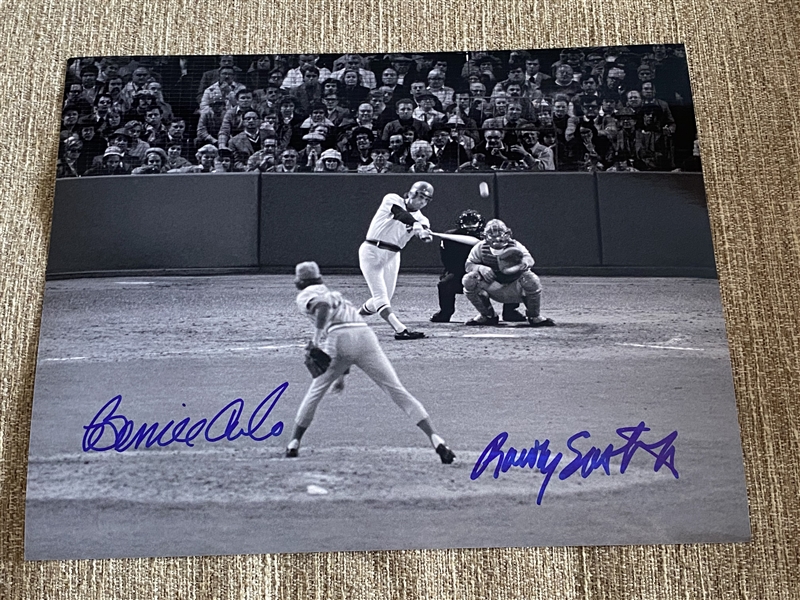 BERNIE CARBO & RAWLY EASTWICK Moeller Signed 8x10