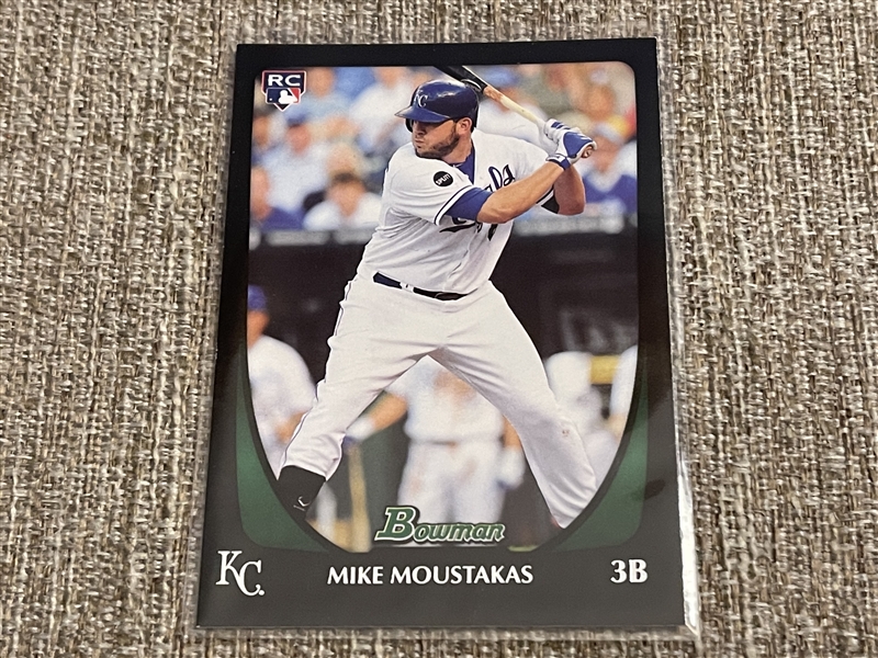 2011 Bowman MIKE MOUSTAKAS ROOKIE