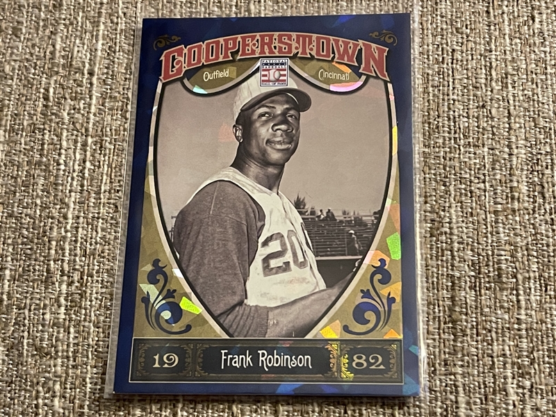 2013 Panini Cooperstown FRANK ROBINSON BLUE /499