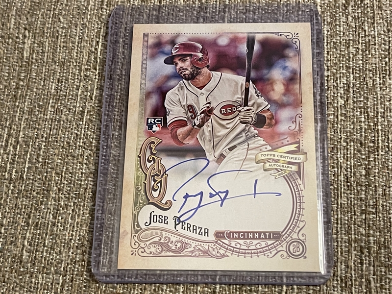 2017 Topps Gypsy Queen JOSE PERAZA REDS ROOKIE AUTO