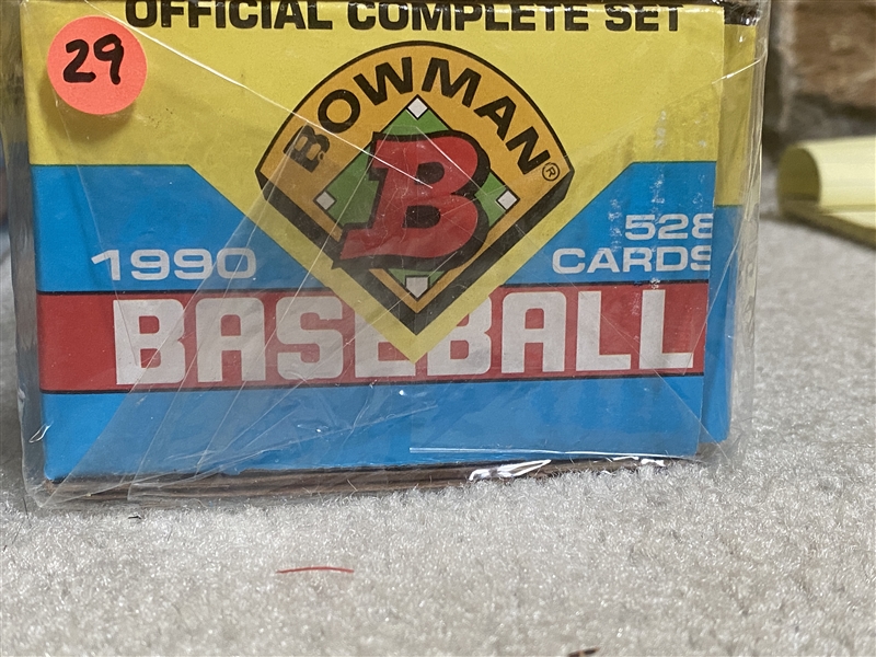 1990 BOWMAN BASEBALL FACTORY SEALED SET -- NICEST ON THE PLANET