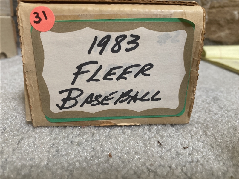 1983 FLEER GEM MINT COMPLETE BASEBALL SET ---GWYNN BOGGS SANDBERG ROOKIES 