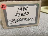 1984 FLEER GEM MINT COMPLETE BASEBALL SET ---MATTINGLY STRAWBERRY 
