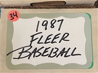 1987 FLEER GEM MINT COMPLETE BASEBALL SET --NICEST ON THE PLANET --BONDS and LARKIN ROOKIES 