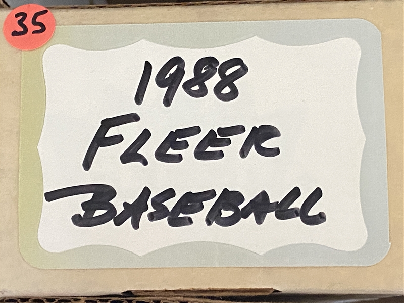 1988 FLEER GEM MINT COMPLETE BASEBALL SET --NICEST ON THE PLANET --MADDUX and MORE ROOKIES 