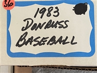 1983 DONRUSS GEM MINT COMPLETE BASEBALL SET --NICEST ON THE PLANET --GWYNN, SANDBERG, BOGGS ROOKIES 
