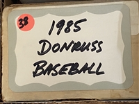 1985 DONRUSS GEM MINT COMPLETE BASEBALL SET --NICEST ON THE PLANET --CLEMENS PUCKETT ERIC DAVIS ROOKIES 
