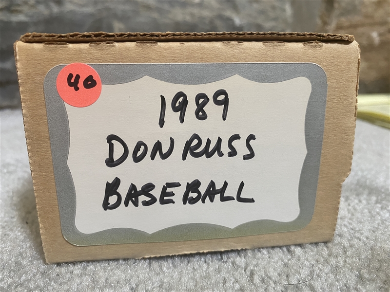 1989 GEM MINT COMPLETE BASEBALL SET --NICEST ON THE PLANET --BEAUTIFUL GRIFFEY RC