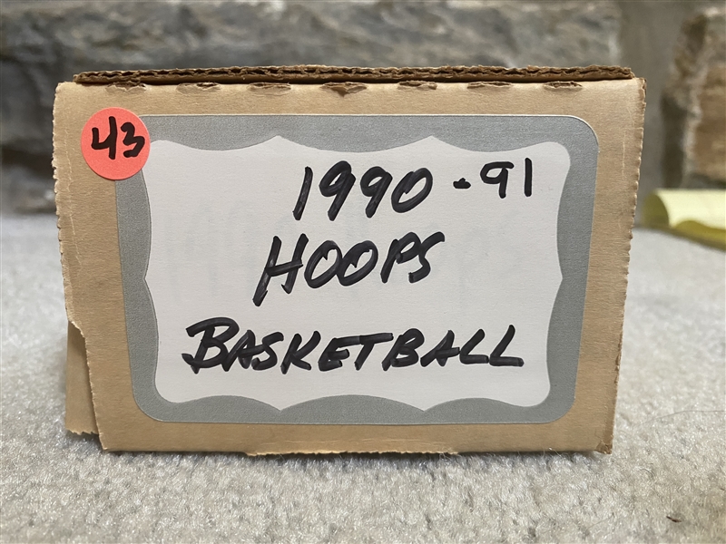 1990/91 HOOPS BASKETBALL SET or LOT? NOT SURE SINCE ITS NOT IN ORDER ? 