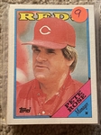 1988 TOPPS REDS TEAM SET with TRADED and ROOKIE Cards Too - 30 CARDS WITH ROSE LARKIN DAVIS BROWNING ++ 