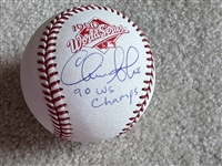 CHRIS SABO Moeller Signed Inscribed 1990 WS BALL