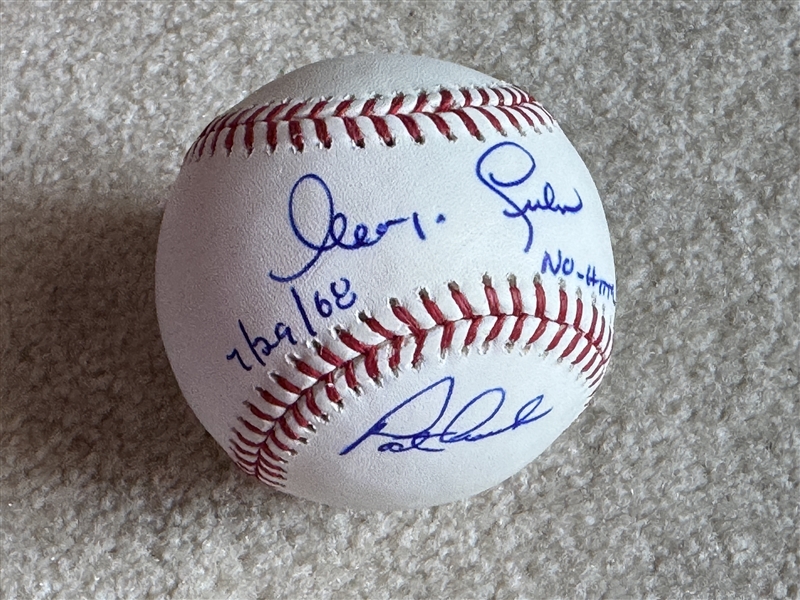 GEORGE CULVER & CORALES Moeller Dual Signed Inscribed NH MLB Ball  -- LOOK ON NEXT PAGE FOR GRADED AND AUTO REDS AND MORE !!! 
