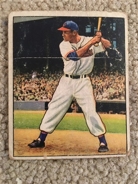 1950 BOWMAN 1st Black in the A L LARRY DOBY 2nd Yr