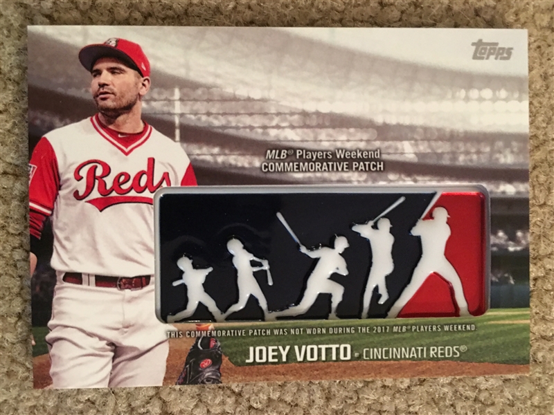 JOEY VOTTO 3D TOPPS PLAYERS PATCH Beauty 