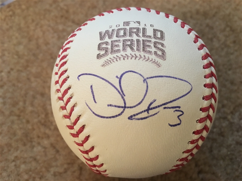 DAVID ROSS BOLD SIGNED on Gem Mint 2016 World Series BALL in CUBE $150+ on eBay