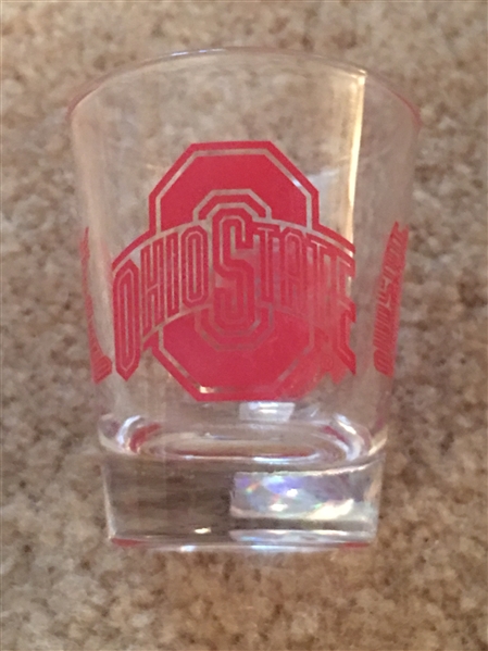 OHIO STATE BUCKEYES SHOT GLASS -- MINT CONDITION 
