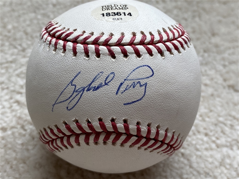GAYLORD PERRY Signed MLB Baseball MLB & Field of Dreams Holograms