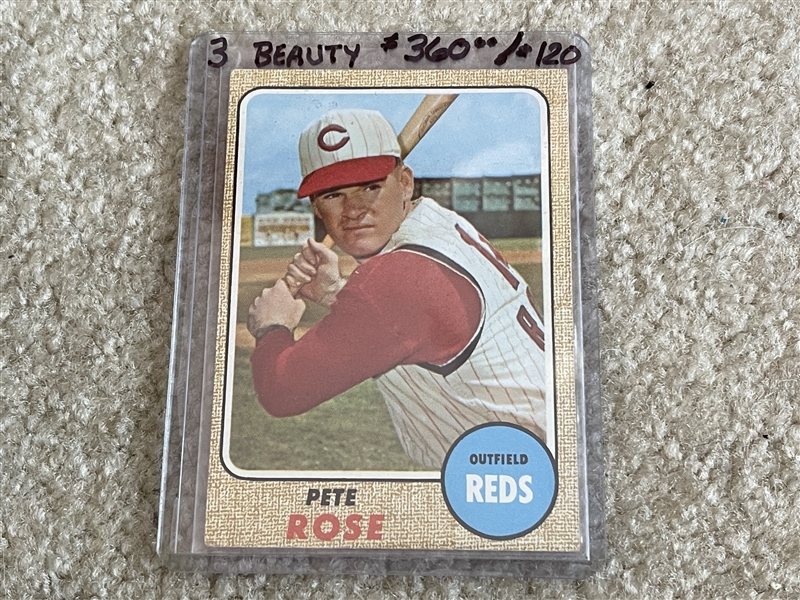 1968 Topps PETE ROSE 230 NICE ONE