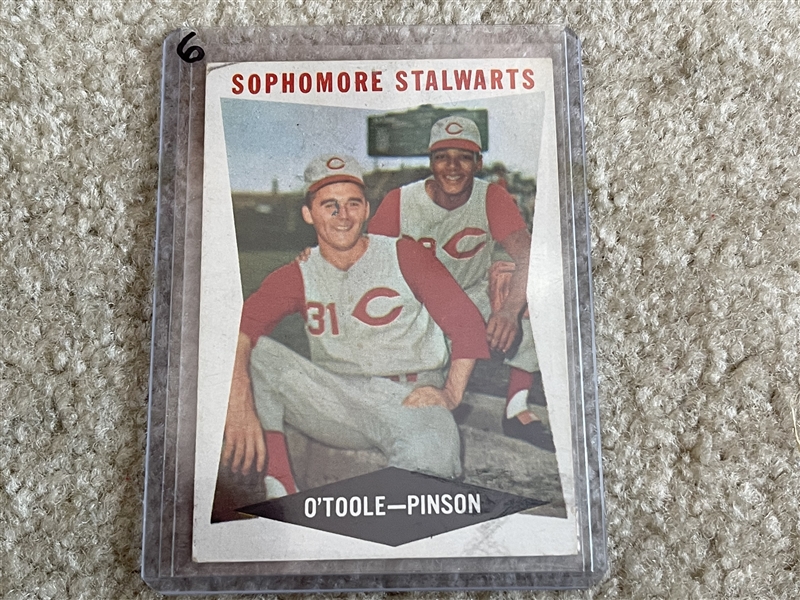 1960 Topps OTOOLE & PINSON 32