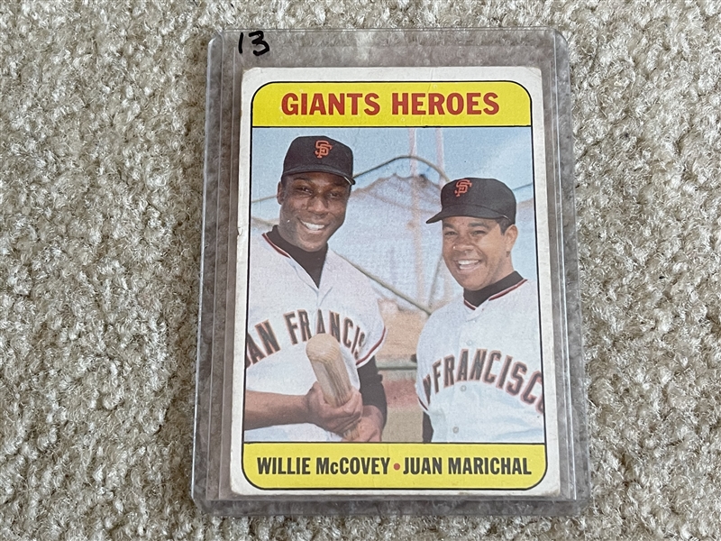 1969 Topps Giants Heroes MCCOVEY & MARICHAL 572