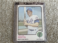 1973 Topps WILLIE MAYS 305