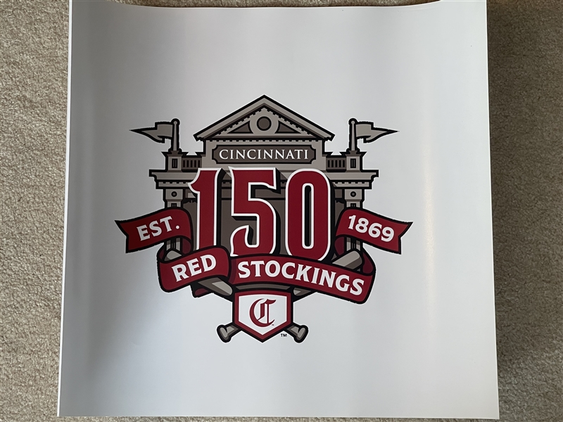 Cincinnati Reds 150th Anniversary 16x20 GREAT FOR AUTOS