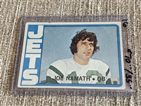 1972 Topps Football JOE NAMATH 100