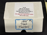 1985 Topps Football Partial Set 339/396 YOU NEVEFR FIND THIS CONDITION !! DEAD BEAUTUES !!!