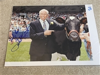 PHIL RIZZUTO Signed Inscribed 8x10 HOLY COW