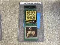 1934 Diamond Matchbook Cover CHARLES HAFEY
