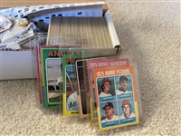 Over 200 1975 Topps Baseball Appx 1/3 of Full Set