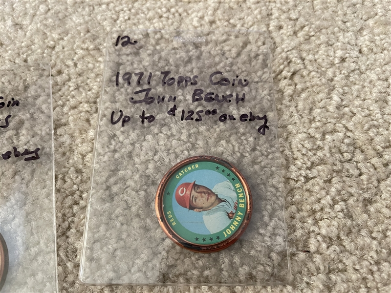 1971 Topps Coin JOHNNY BENCH