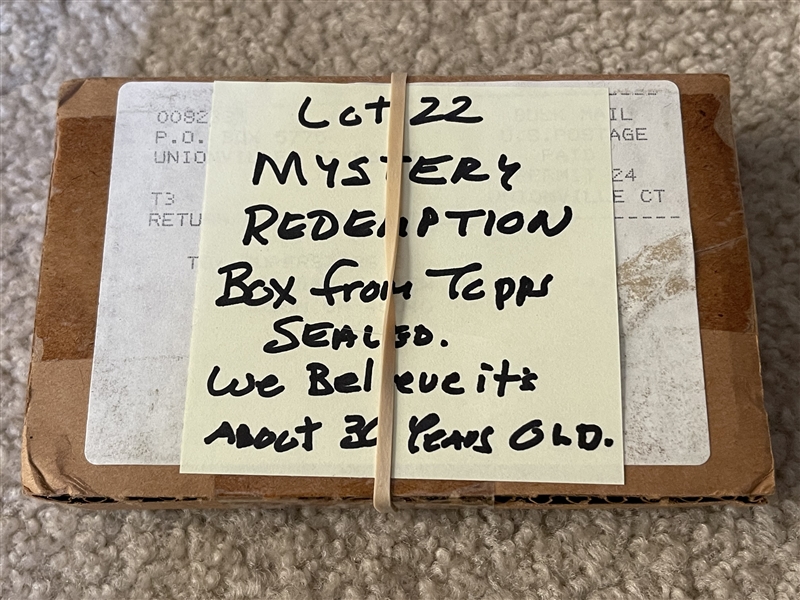 MYSTERY REDEMPTION BOX FROM TOPPS